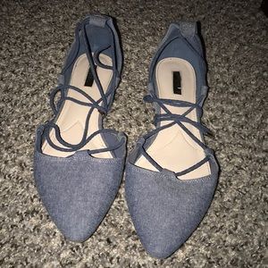 Jennifer Lopez Jean Strappy flats